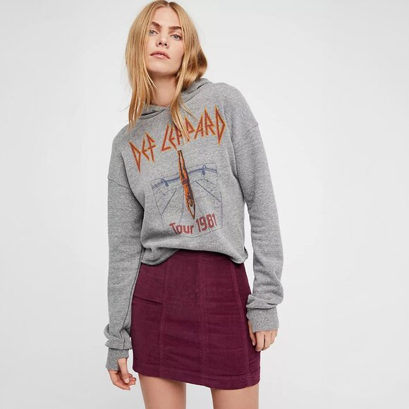 Free People Dresses & Skirts - Free People Modern Femme Corduroy Skirt in Mulberry - sz 2